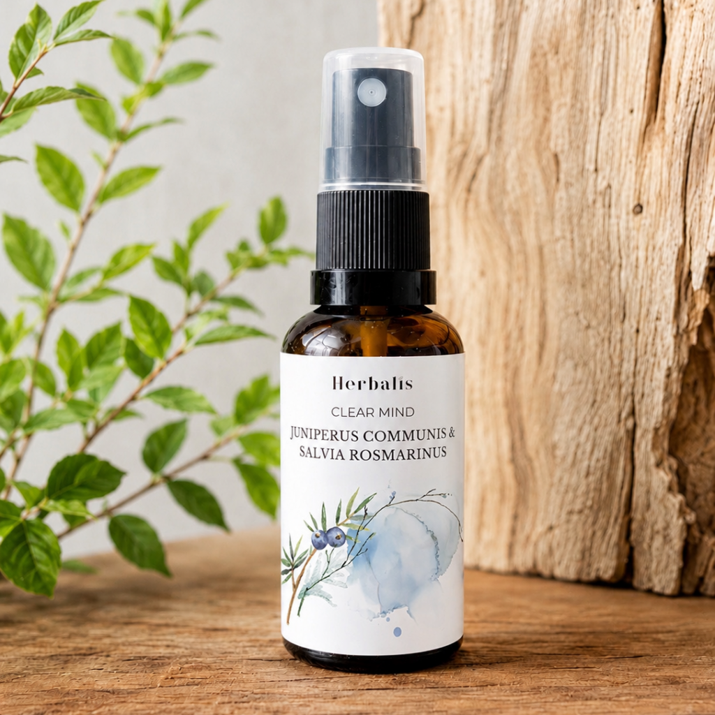 © Kim Voets / Herbalis kruidenatelier en botanisch lab. Botanisch elixer Clear Mind / Hydrolaat / Hydrosol